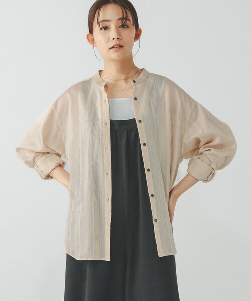 アソート柄シアーシャツ/288604｜グローバルワークの通販｜&mall