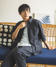 アーバンデニムシャツAIR/5分袖/288179
