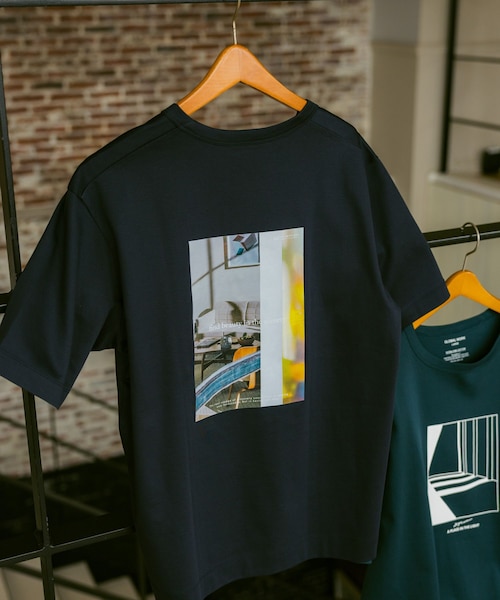 グローバルワーク リッチクリーンプリントT 半袖Tシャツ L 2枚セット リッチクリーンTシャツ/プリント/半袖/288193｜グローバルワークの通販