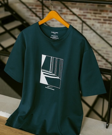 リッチクリーンTシャツ/プリント/半袖/288193