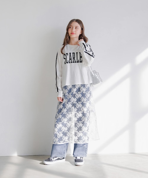 コウ様୨୧専用୨୧ レースキャミセットヘビロッTEE長袖/キッズ/289043｜グローバルワーク