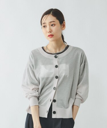 シアークルーカーディガン/288084