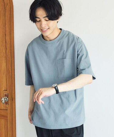 サラサラ快適DRYポケットTシャツ/半袖/288089