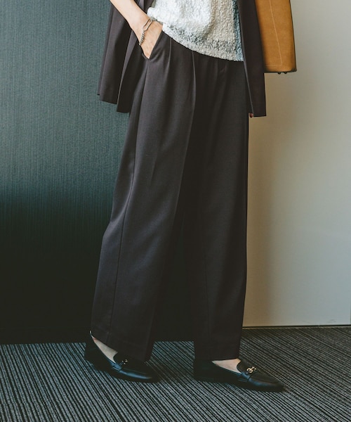 あまり(ヨ　ヨ) ウツクシルエットDRYワイドパンツ/289061｜グローバルワークの