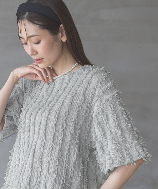 ジャガードフリンジプルオーバー/289888