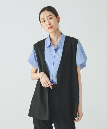 ウツクシルエットDRYジレ/290031