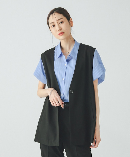 ウツクシルエットDRYジレ/290031