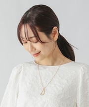 ステンレスニュアンスモチーフネックレス/234159