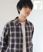 サラサマレギュラーシャツ/長袖/234563