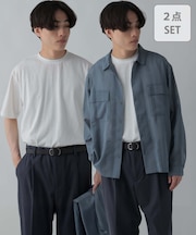 トクトク2SETシャツ＆Tシャツ/304112