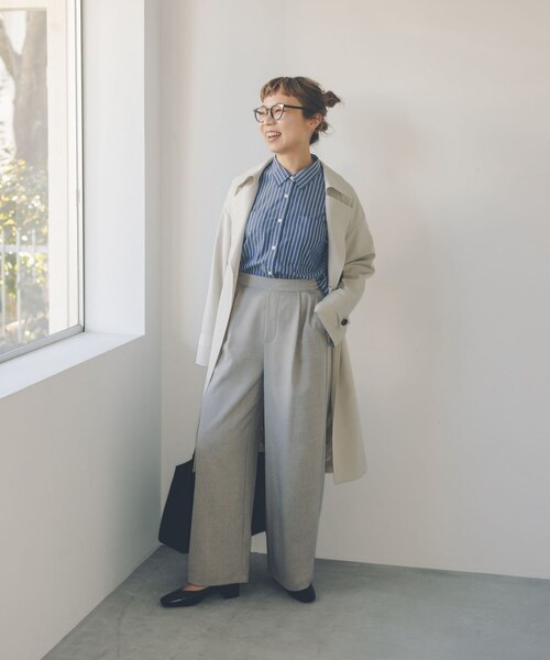 バヤコさんコラボ/イージーケアワイドパンツ/313978｜グローバル