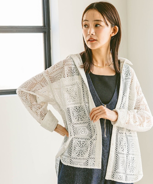 もっち レースシャツ長袖/319818｜グローバルワークの通販｜&mall