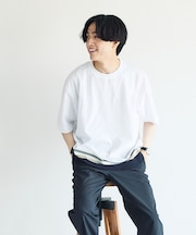 サラサラ快適DRYTシャツ/切り替え/半袖/323115