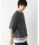 サラサラ快適DRYTシャツ/切り替え/半袖/323115