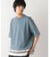 サラサラ快適DRYTシャツ/切り替え/半袖/323115
