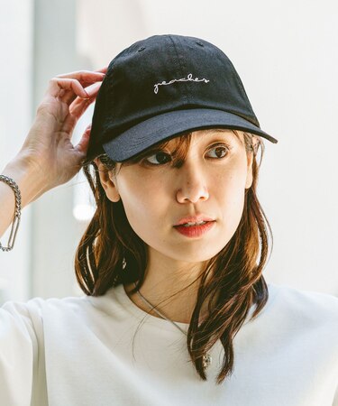 UVカット刺繍ロゴCAP/323442