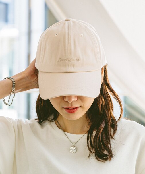 UVカット刺繍ロゴCAP/323442
