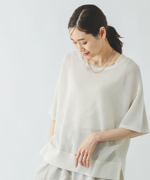 【すみきち様】大阪送料無料★3か月保障★NA-F60PB14★IS425 洗えるメッシュラメプルオーバー＊タンク/288082 | [公式