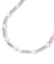 シルバーカラー変形ネックレス/493342