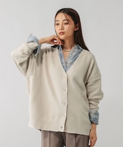 毛玉になりにくいステッチカーディガン/494140