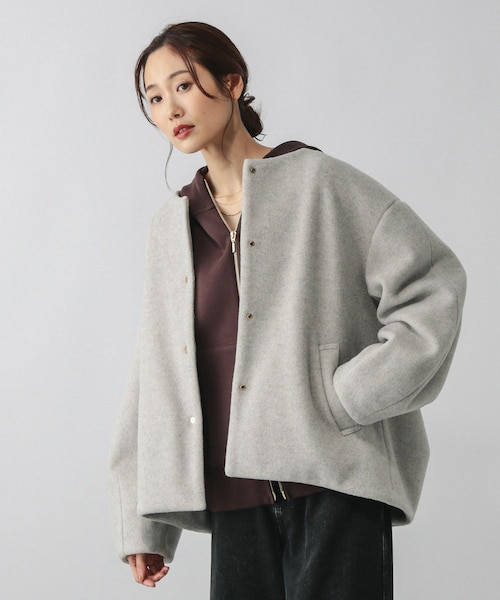 グローバールワーク　ウールライクコクーンコート ウールライクコクーンコート/494079｜グローバルワークの通販｜&mall