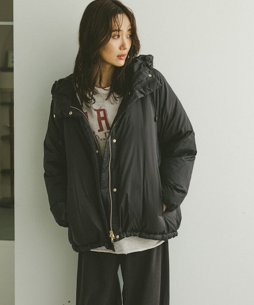 エアリュクスダウンフードブルゾン/495695