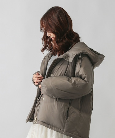 エアリュクスダウンフードブルゾン/495695