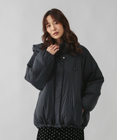 エアリュクスダウンフードブルゾン/495695