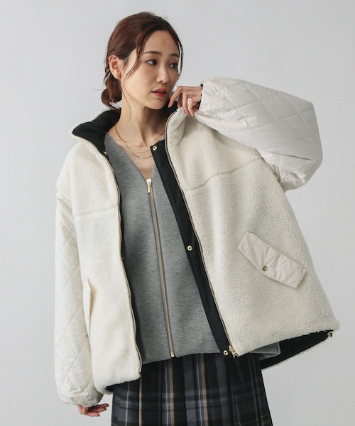 リバーシブルキルトブルゾン/497162｜グローバルワークの通販｜&mall