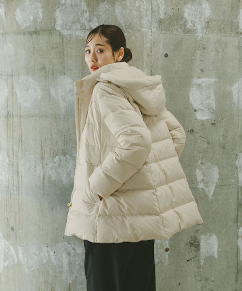 ウツクシルエット撥水ダウンコート/497165｜グローバルワークの通販