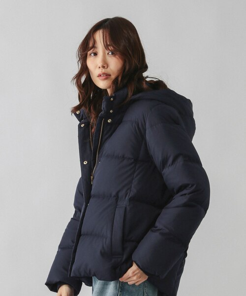 ウツクシルエット撥水ダウンブルゾン/497167■黒■M ウツクシルエット撥水ダウンブルゾン/497167｜グローバルワークの通販