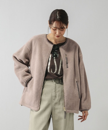 リバーシブルボアブルゾン/497158