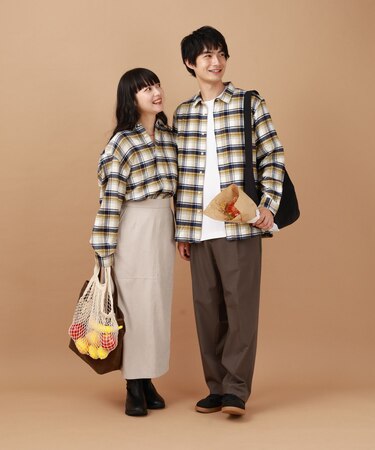 やわらかリッチネルレギュラーシャツ/498079