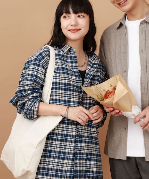 やわらかリッチネルレギュラーシャツ/498079