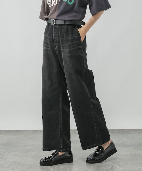グローバルワーク　GOODデニムイージーパンツ　L 美品⭐︎ 完売品☆グローバルワークGOODデニムイージーパンツLサイズ