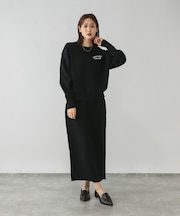 スウェットライクニットSET/498352