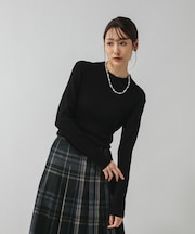アンチピリングなめらかリブハイネックプルオーバー/499708