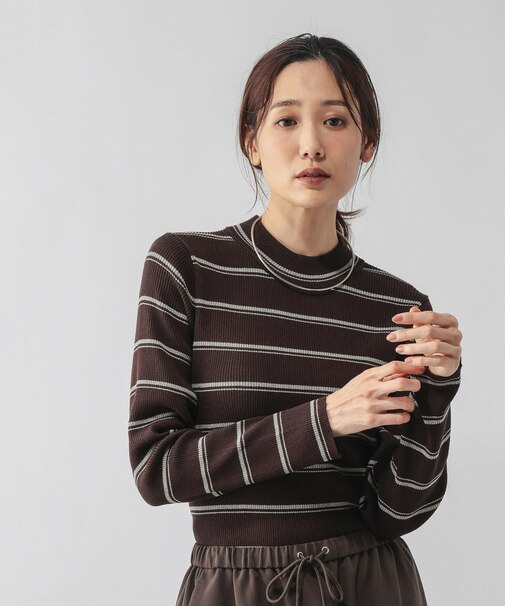 アンチピリングなめらかリブハイネックプルオーバー/499708