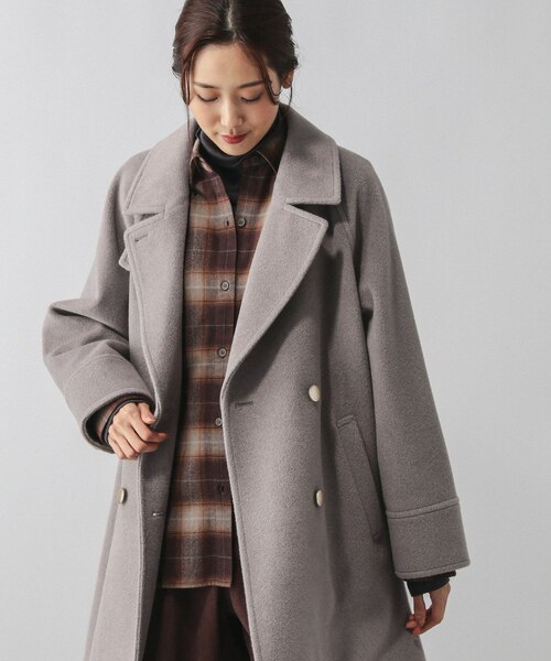 軽やかストレッチ襟2WAYコート/499666｜グローバルワークの通販｜&mall