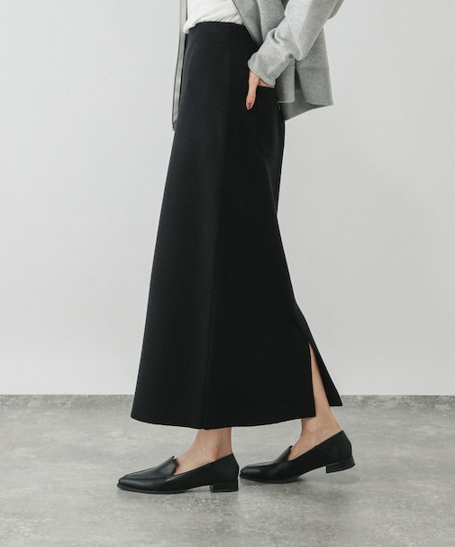 スウェットライクニットナロースカート/571364