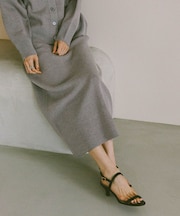 スウェットライクニットナロースカート/571364