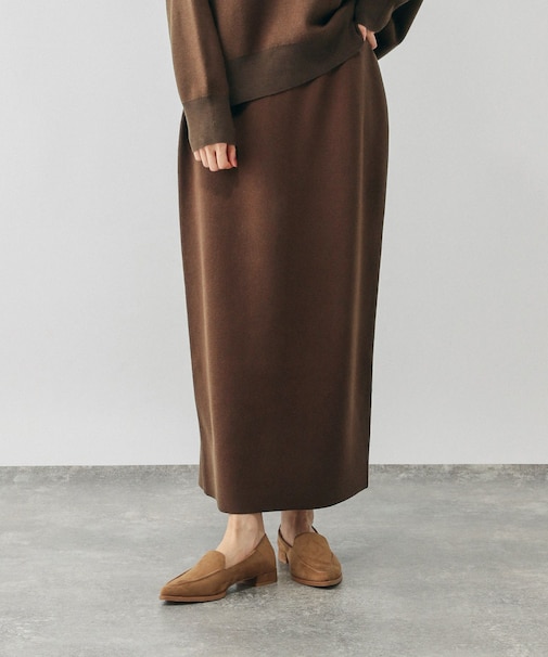 スウェットライクニットナロースカート/571364