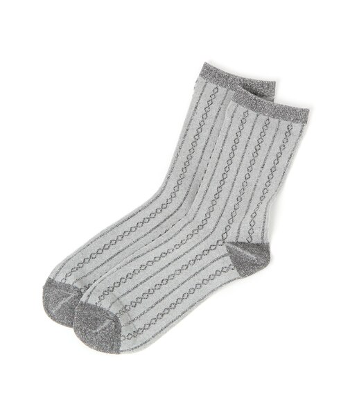 らくごこち編みラメソックス/572213