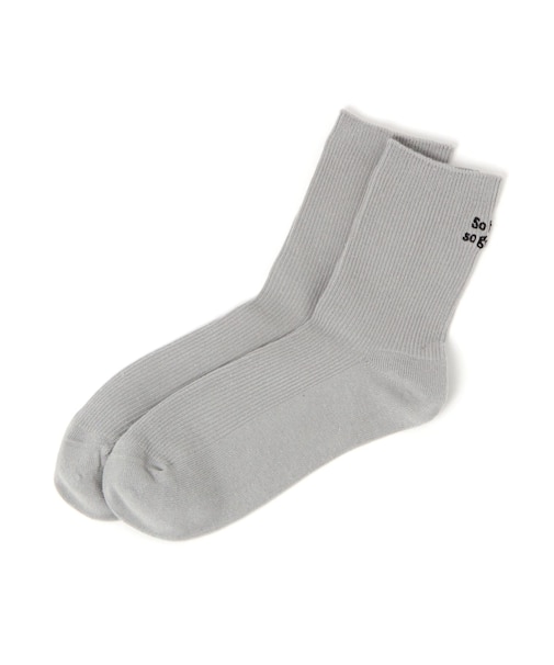 らくごこち刺繍ソックス/572245