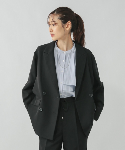 ウツクシルエットWクロスジャケット/572240｜グローバルワークの通販