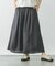 ギャザーフレアワイドパンツ/575808