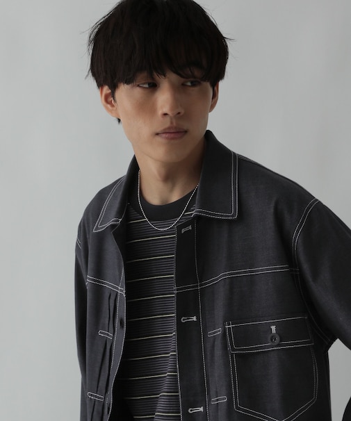 クリーンデニム/トラッカージャケット/CLEAN MODE/575819