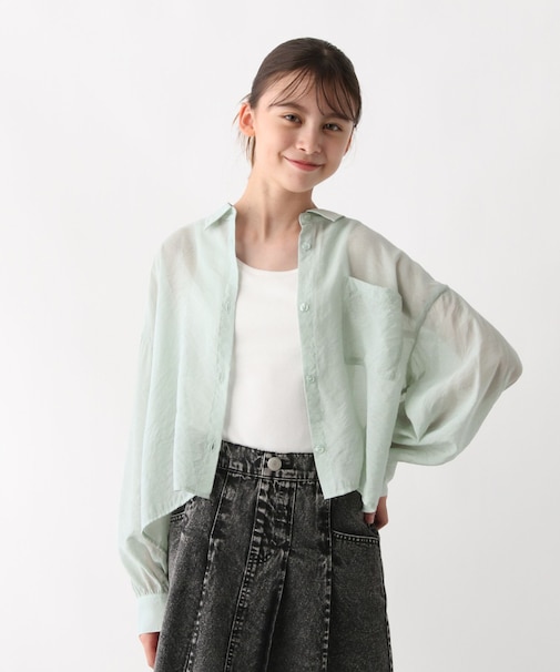 イージーDRYシアーシャツ長袖/キッズ/576644