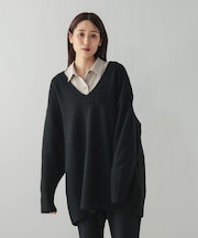 フワフワHugmeVネックチュニック/577892