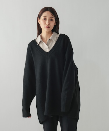 フワフワHugmeVネックチュニック/577892
